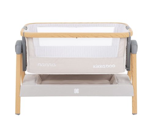 Kikkaboo bölcső Nanna 2020 fa vázas bézs melanzs