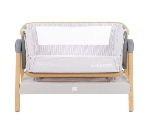 Kikkaboo bölcső Nanna 2020 fa vázas bézs melanzs