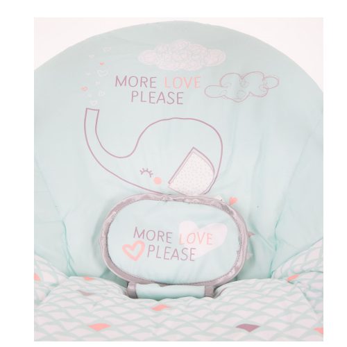 Kikkaboo elektromos hinta hálózati csatlakozóval Felice elefántos menta