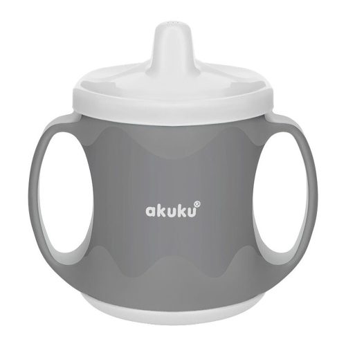 Akuku itatópohár csõrös 200ml  szürke-fehér