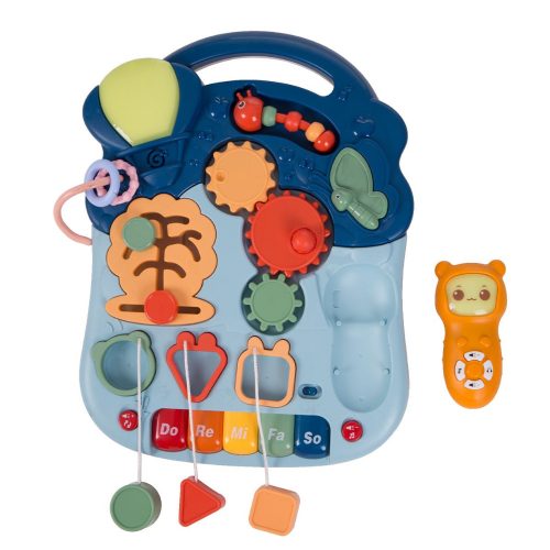 Kikkaboo készségfejlesztő járássegítő és asztal 2az1-ben kék