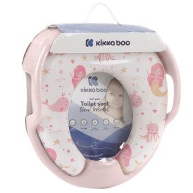 Kikkaboo wc szűkítő kapaszkodós puha Tenger pink