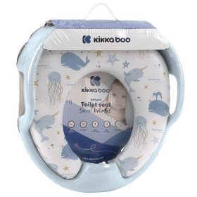 Kikkaboo wc szűkítő kapaszkodós puha Tenger kék