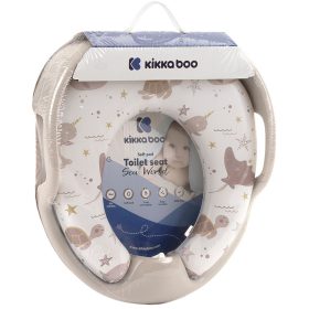 Kikkaboo wc szűkítő kapaszkodós puha Tenger bézs