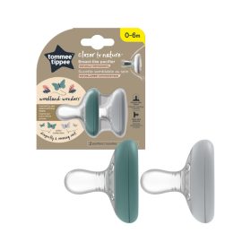   Tommee Tippee nyugtató cumi CTN anyamell formájú 0-6 hó 2db dragonfly and morning mist
