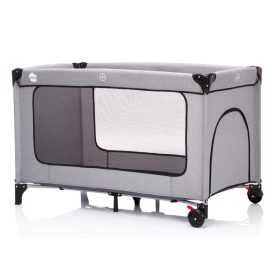   Fillikid utazóágy - Standard - kerekes melange szürke 4044-97