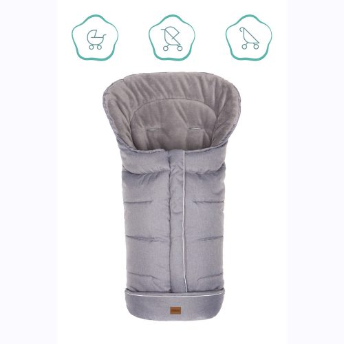 Fillikid bundazsák babakocsiba K2 6570-17 világosszürke