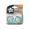 Tommee Tippee játszócumi Moda 2db 6-18hó fiú  