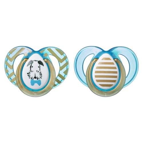 Tommee Tippee játszócumi Moda 2db 6-18hó fiú