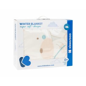   Kikkaboo takaró polár/sherpa kétoldalas 110x140cm Lékhorgász Cica  menta