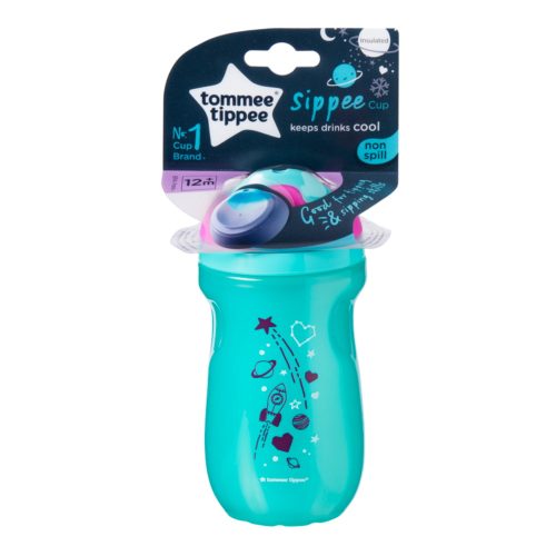 Tommee Tippee itatópohár - Sippe Cup csőrös hőtartó 260 ml lányos  