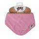 Xkko nyálkendő patentos bambusz Baby Pink BMBBND046