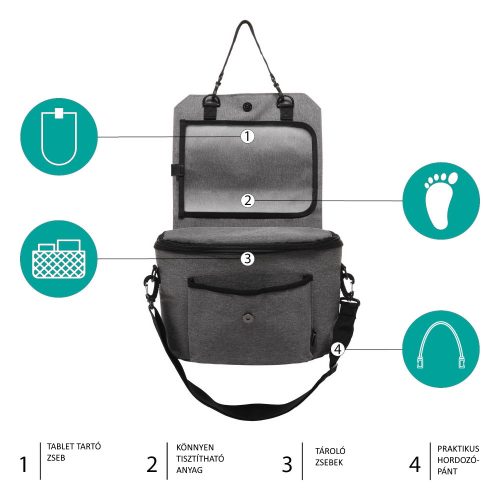 Zopa autós rendező üléstámlára  - 3in1 ZOP019009