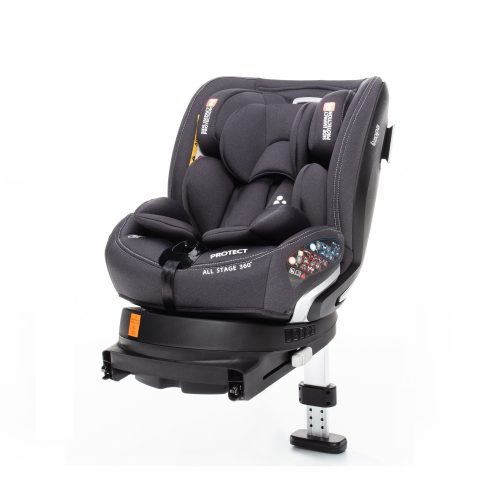 Zopa gyerekülés - Protect i-Size ISOfix 40-105 cm fekete