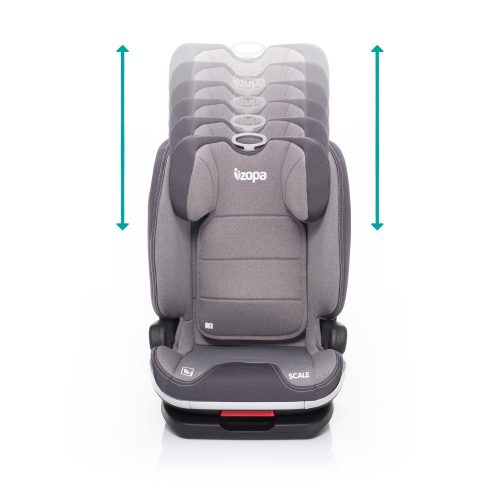 Zopa gyerekülés - Scale i-Size ISOfix 100-150 cm szürke
