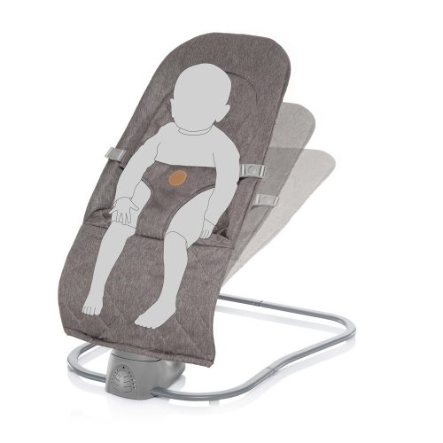 Zopa elektromos hinta Moyo - ringató/zenélő  szürke