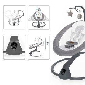   Zopa elektromos hinta - Lullaby - sötét vázzal Szürke csillagok