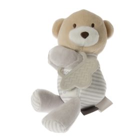   Gamberritos takaró - wellsoft 80x110cm - plüss játékkal, rágókával szürke kutya 10617