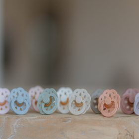   BIBS játszócumi - Boheme natúr kaucsuk 6-18 hó pasztellkék és óceán 2 db