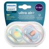 Philips AVENT játszócumi - ultra air 0-6hó fiús madár gyümölcs 2db  