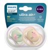 Philips AVENT játszócumi - ultra air 0-6hó mintás lányos cseresznye madár 2db  