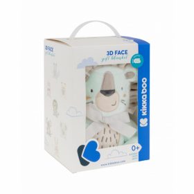 Kikkaboo takaró - 75x100 cm mosolygó oroszlán menta