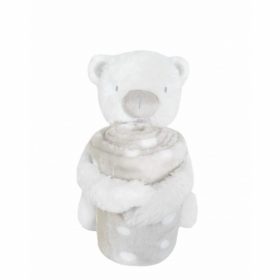   Kikkaboo takaró - 75x100 cm plüss játákkal ölelő kismackóm