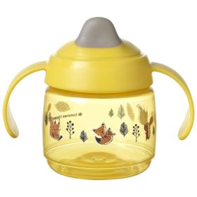   Tommee Tippee itatópohár - Superstar Weaning Sippee Cup csőrös 190ml 4hó sárga