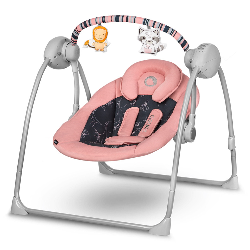 Lionelo Ruben elektromos hinta pink - Pihentető ringatás babájának