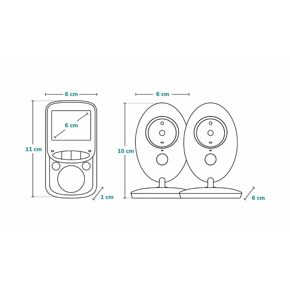 Lionelo Babyline 5.1 bébiőr - Babaegység