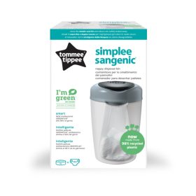   Tommee Tippee pelenkacsomagoló vödör Simple Sangenic fehér