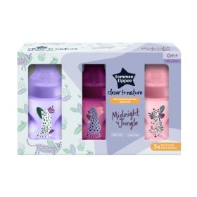   Tommee Tippee cumisüveg - CTN Midnight Jungle 3 db 260 ml lila