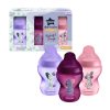 Tommee Tippee cumisüveg - CTN Midnight Jungle 3 db 260 ml lila