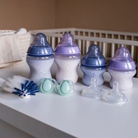   Tommee Tippee újszülött cumisüveg szett - CTN 9 db-os lila