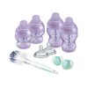 Tommee Tippee újszülött cumisüveg szett - Advanced Anti-Colic 9 db-os lila  