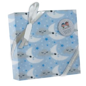   Gamberritos takaró - wellsoft 80x110cm hold/felhő kék 10730