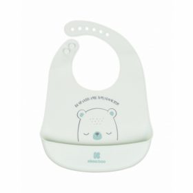 Kikkaboo előke szilikon Bear with Me menta