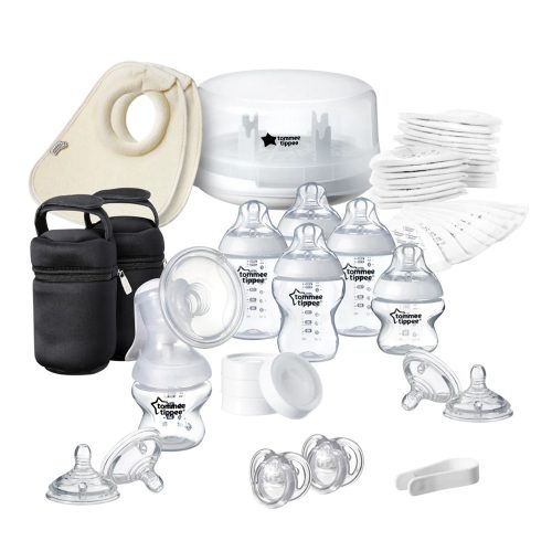Tommee Tippee mikrohullámú gőzsterilizáló és kézi mellszívó szett CTN