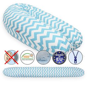   Scamp szoptatós párna univerzális pamut ZigZag Ocean White SZPE232