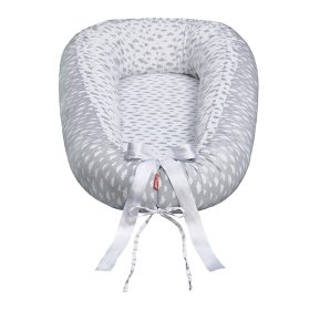   Scamp babafészek kókuszbetétes Little Clouds White Grey BF001