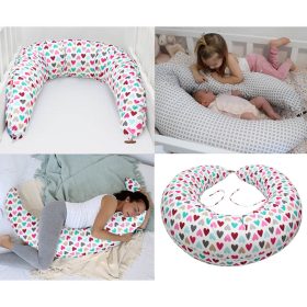   Scamp szoptatós párna formázott gombosvégű Colorful Hearts SZPG007