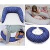 Scamp szoptatós párna formázott gombosvégû Ancora Blue White SZPG011