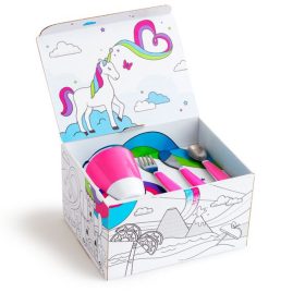   Munchkin étkészlet Color Me Hungry Splash 7db 18hó rózsaszín