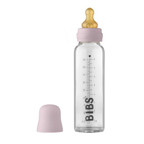 BIBS cumisüvegszett üveg 225ml halvány lila  