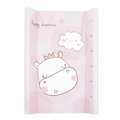 Kikkaboo pelenkázólap - puha 2 oldalú 50x70cm Happy dreams pink