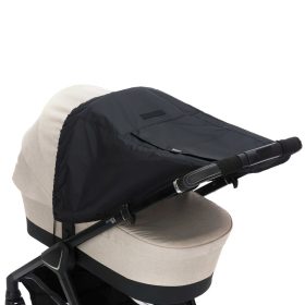   Fillikid kiegészítő naptető babakocsira és mózeskosárra Deluxe fekete 1521-06