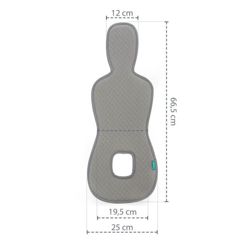 Zopa ülésbetét - Breeze - 0 hótól hordozóba Aquatic zöld