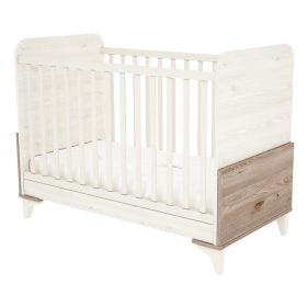 Timba kiságy Kloé zárt végű 60x120 krém-fűz