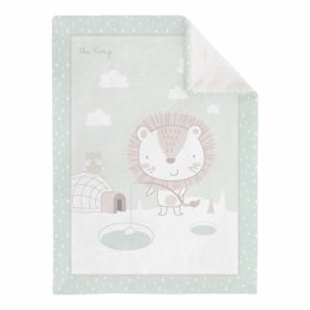   Kikkaboo takaró polar/sherpa kétoldalas 110x140cm Kisoroszlán