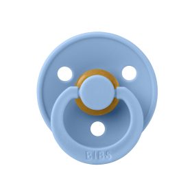   BIBS játszócumi - Colour natúr kaucsuk 0-6 hó égkék 1 db tasakban